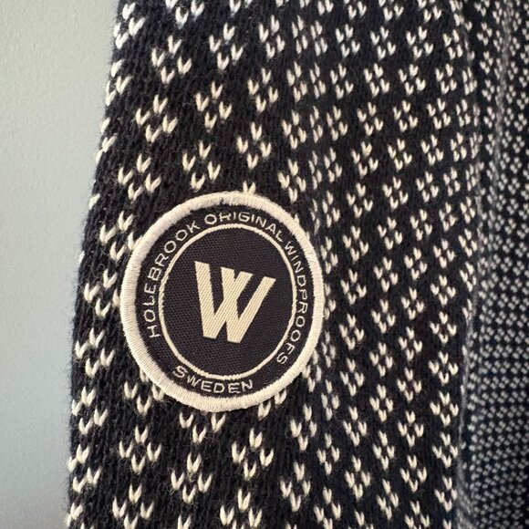 Holebrook Sweden Mens Windproof Sweater Jacket Long Sleeve Lined 3XL Navy Blue - Picture 5 of 5